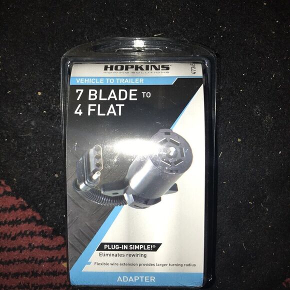 Hopkins 7 Blade To 4 Flat Wire‎ Adapter 47365 - Picture 2 of 6